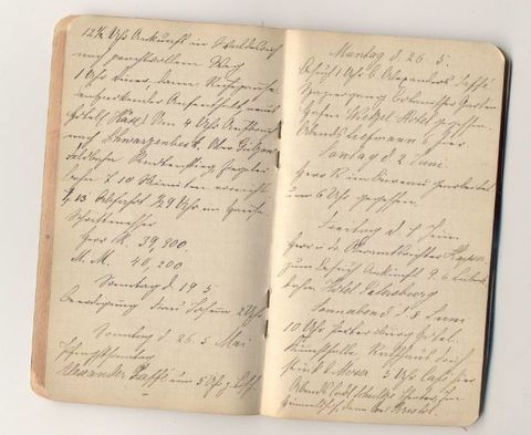 Handwritten study notes
